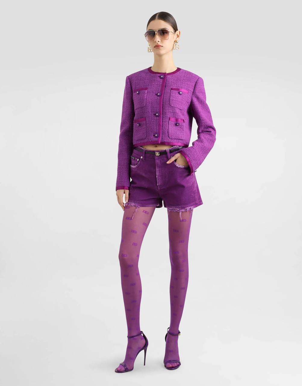 Твидовый жакет Dolce Gabbana Dolce
