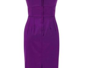 Фиолетовое атласное платье Dolce &