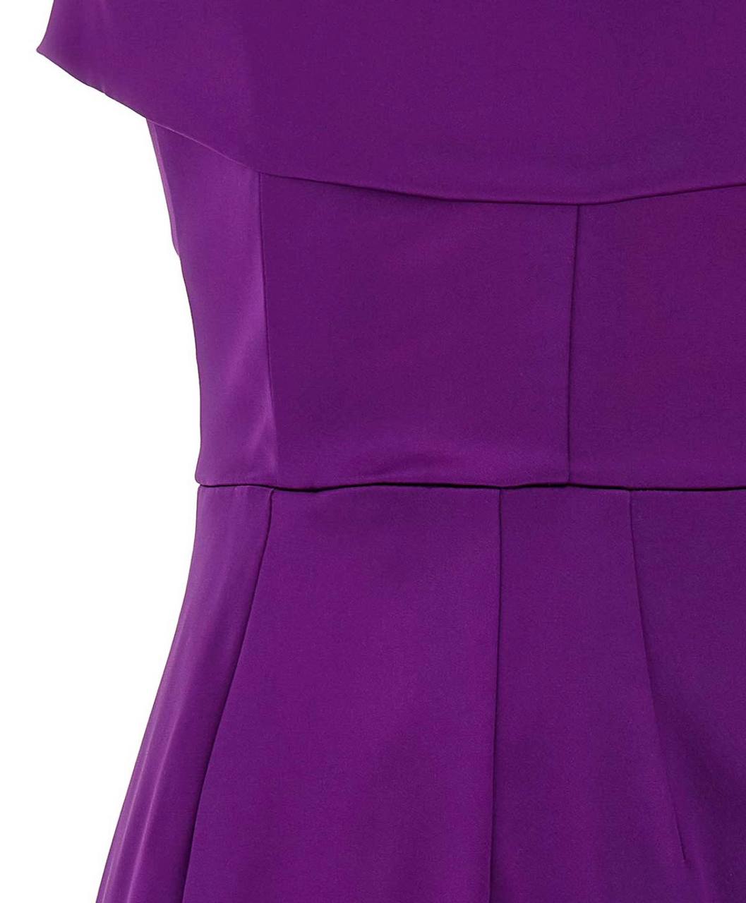 Фиолетовое атласное платье Dolce &