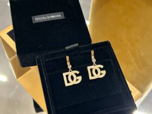 Серьги с логотипом Dolce Gabbana
