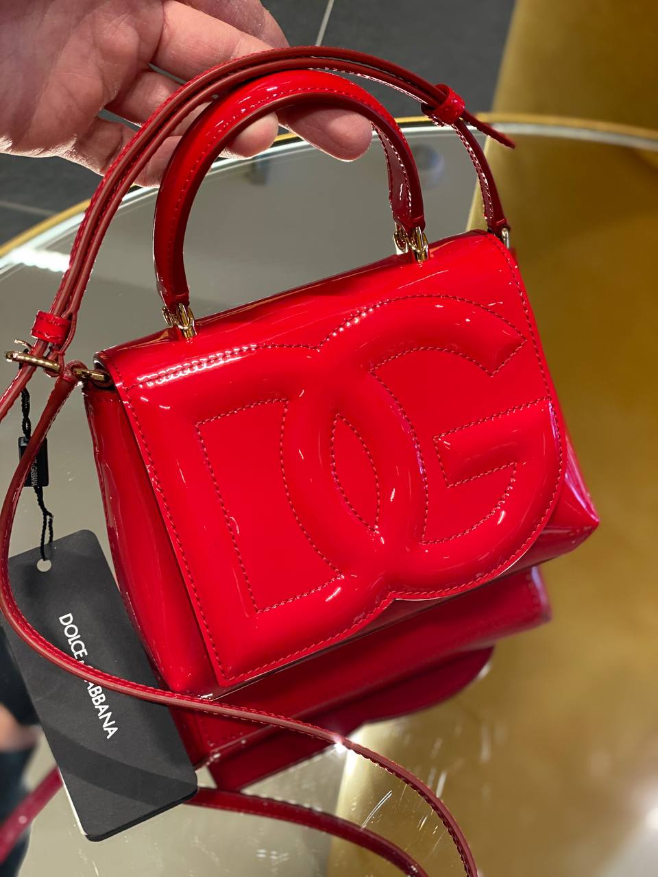 Лаковая сумка Dolce Gabbana Dolce