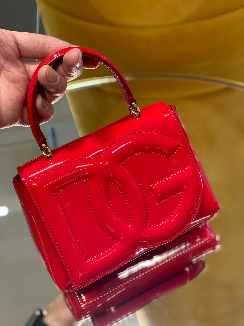 Лаковая сумка Dolce Gabbana Dolce