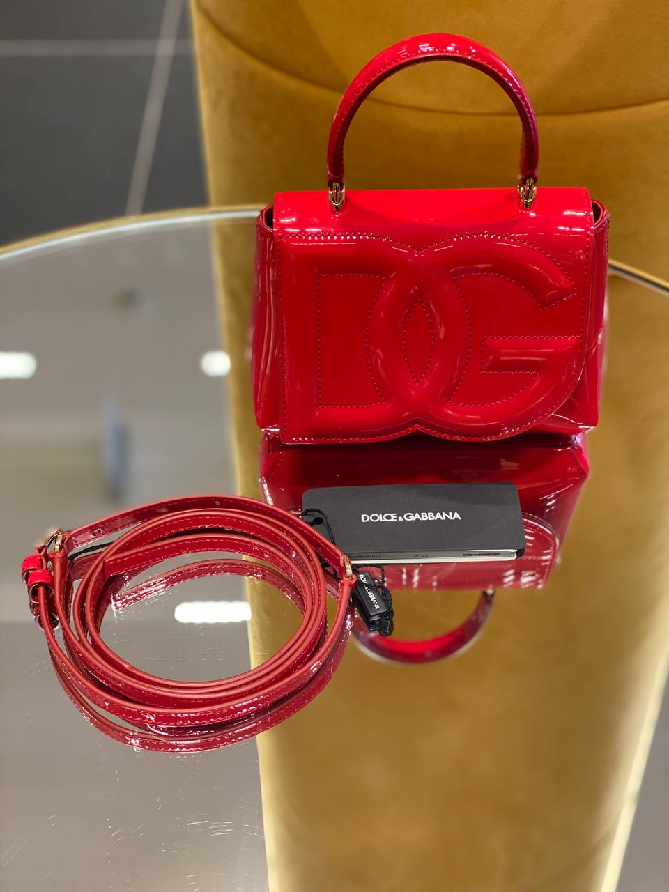 Лаковая сумка Dolce Gabbana Dolce