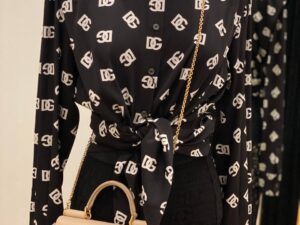Шелковая рубашка Dolce Gabbana Dolce