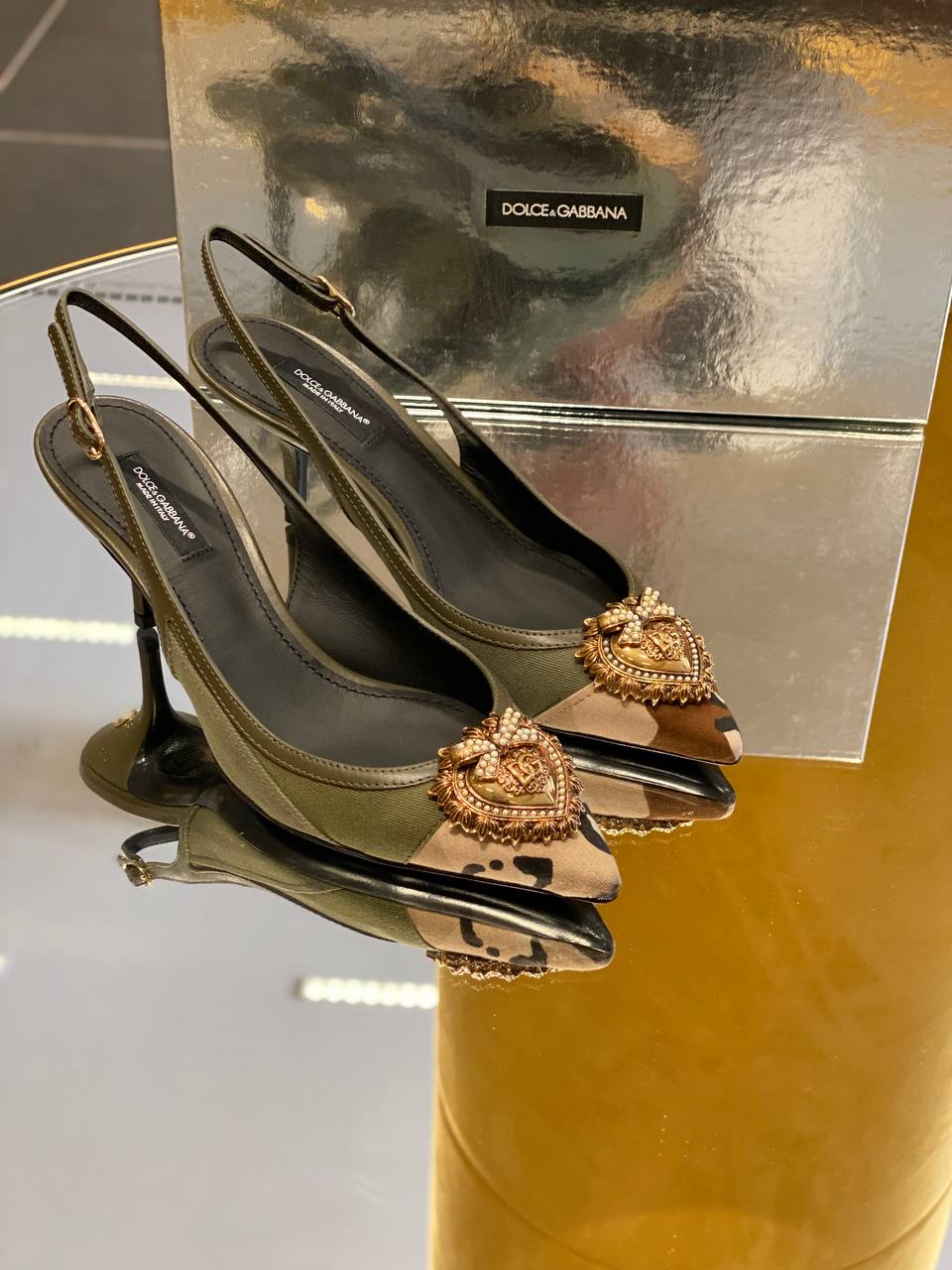 Туфли-слингбэки Dolce Gabbana Devotion Dolce