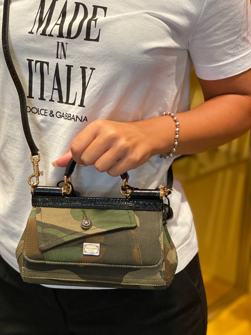 Мини-сумка Dolce Gabbana Sicily Dolce