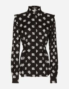 Шелковая рубашка Dolce Gabbana Dolce