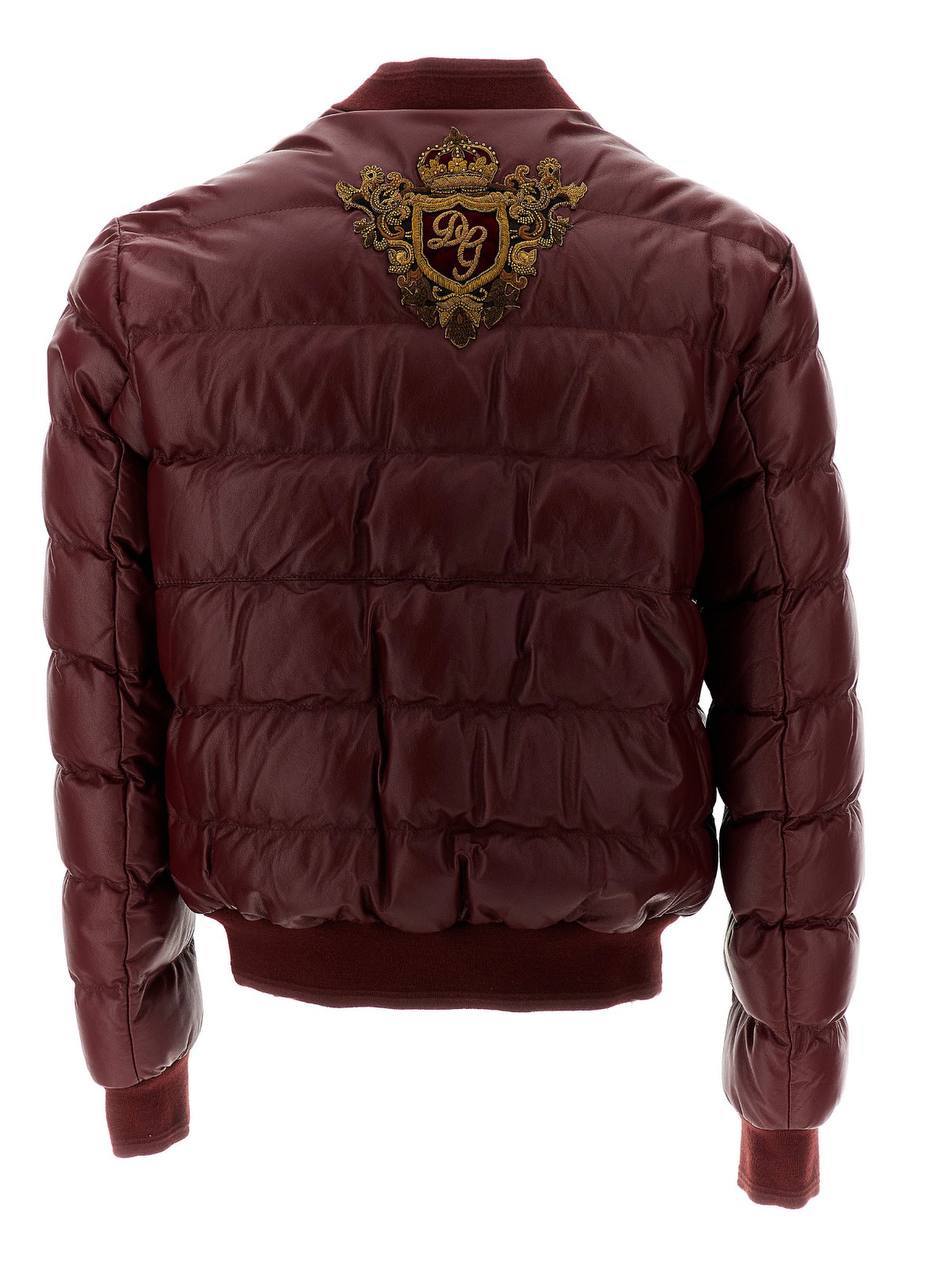 Кожаный бомбер Dolce Gabbana Dolce