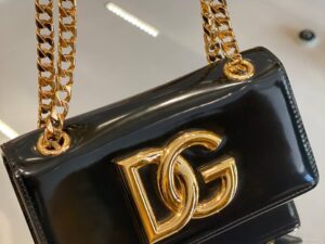 Кожаная мини-сумка Dolce Gabbana Dolce