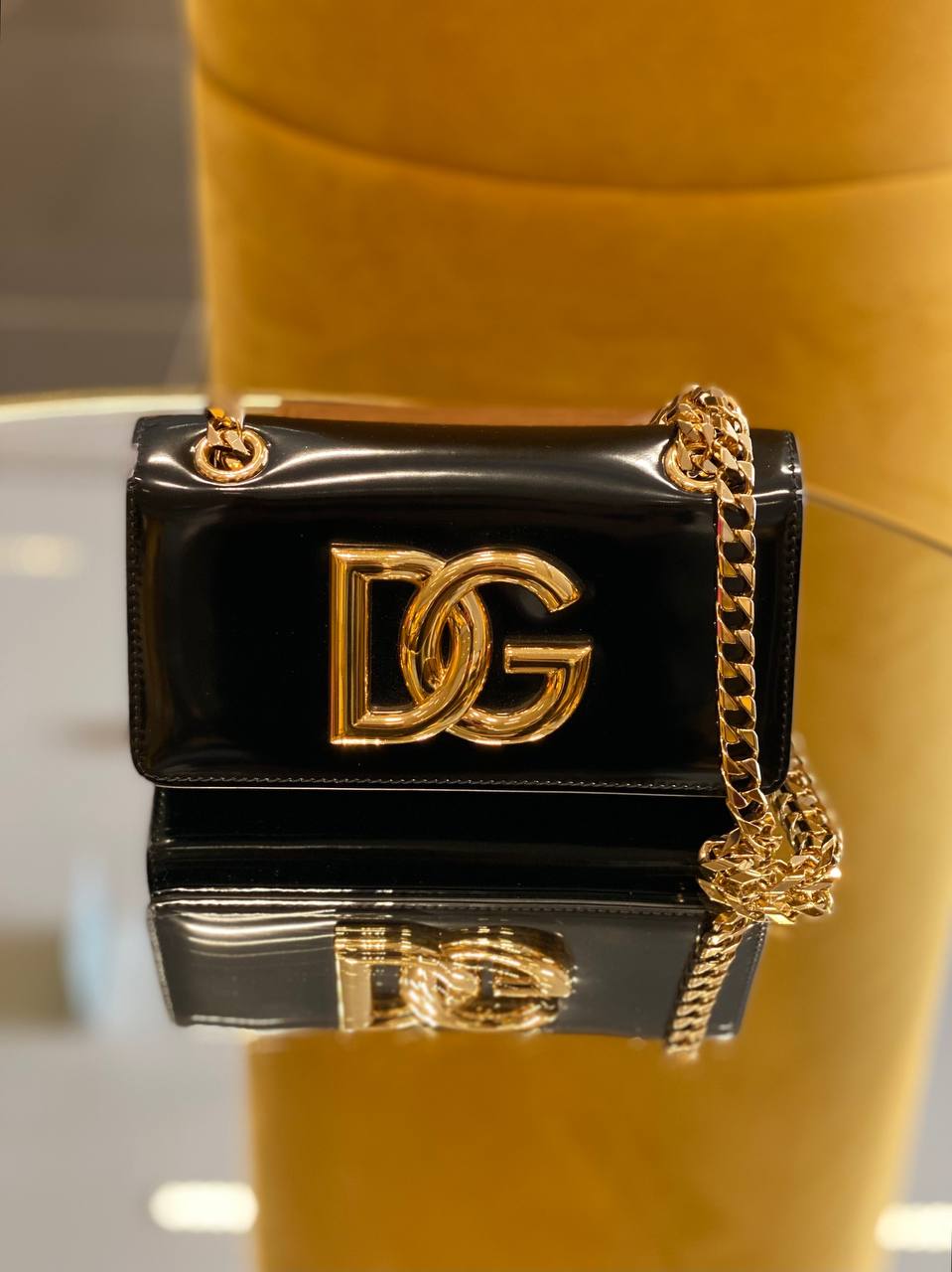 Кожаная мини-сумка Dolce Gabbana Dolce