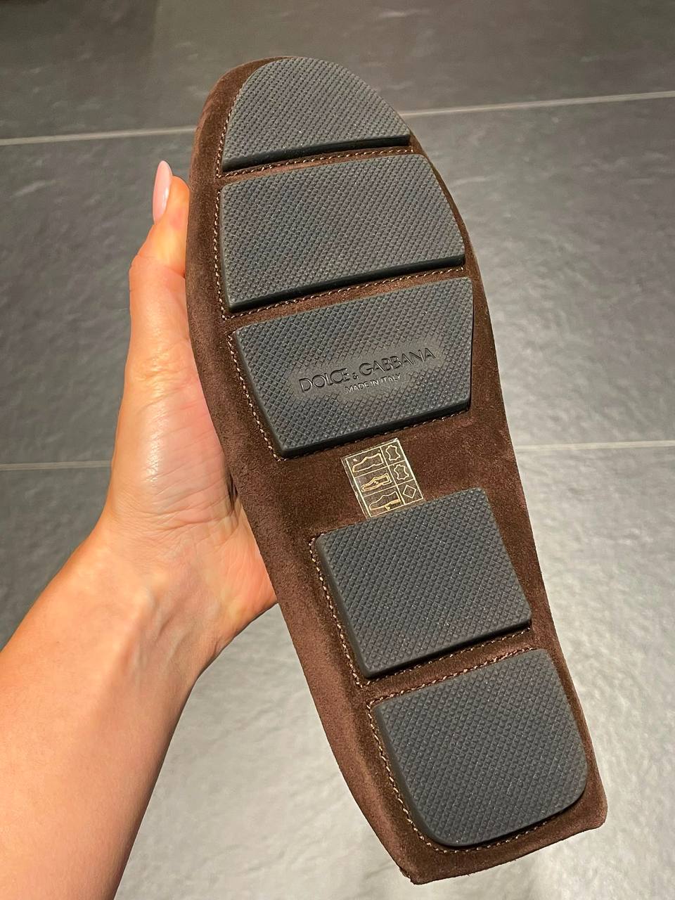 Замшевые драйверы Dolce Gabbana Dolce