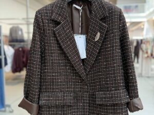 Твидовый жакет с брошью Imperial