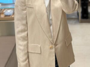 Пиджак женский бежевый PESERICO OUTLET