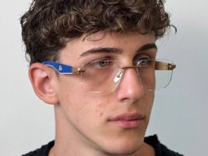 Очки безоправные прямоугольные
