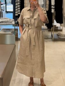 Платье-рубашка льняное Peserico PESERICO OUTLET