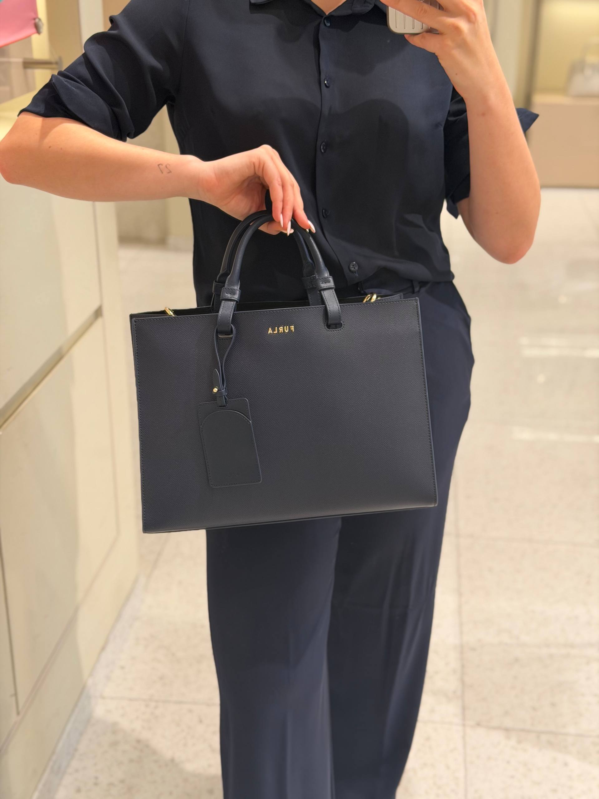 Кожаная сумка-тоут Furla