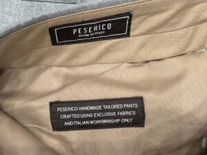 Брюки шерстяные мужские Peserico PESERICO