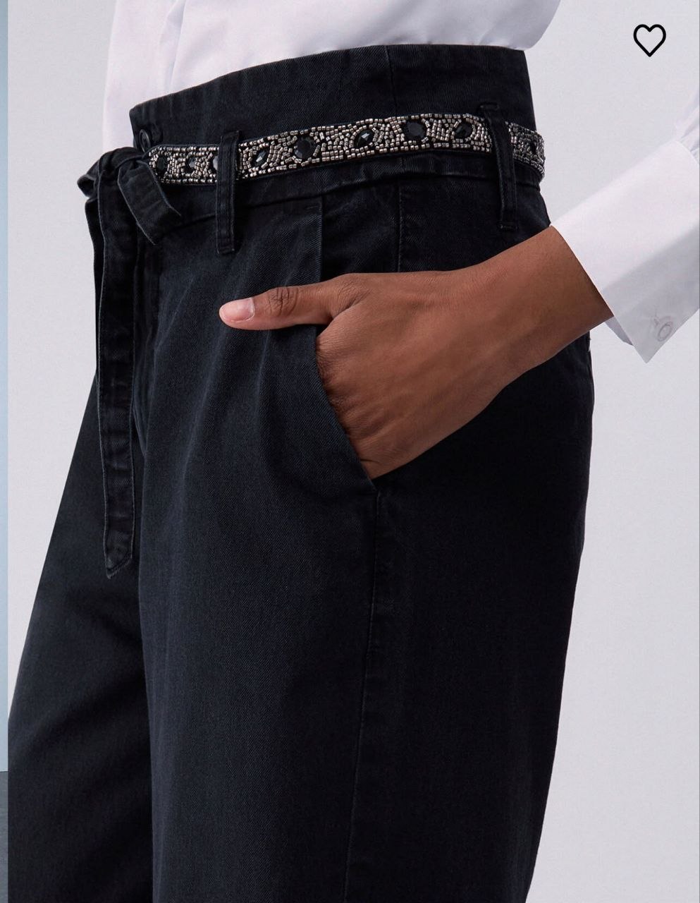 Джинсы женские с декором Mix