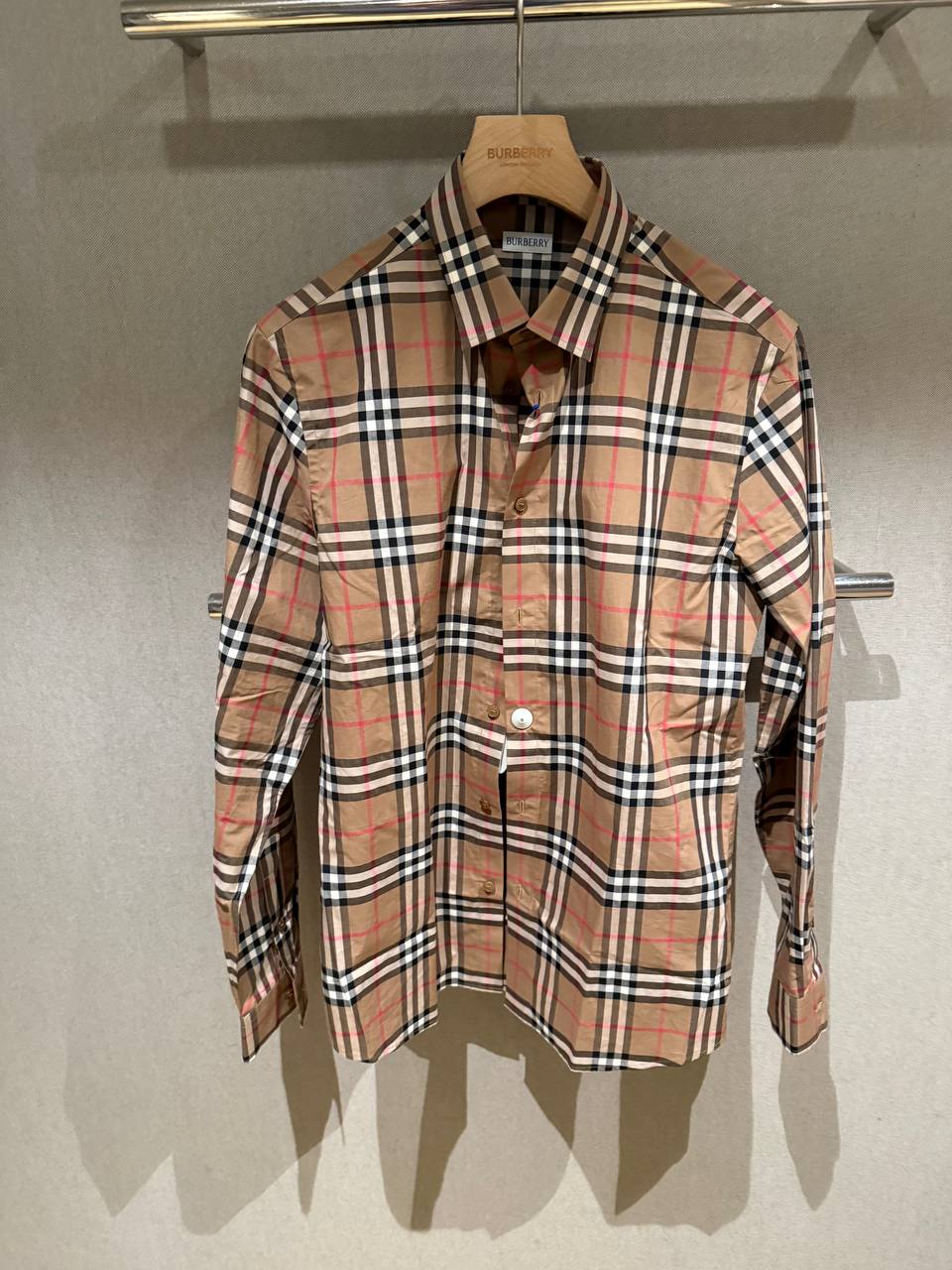 Рубашка Burberry в клетку BURBERRY