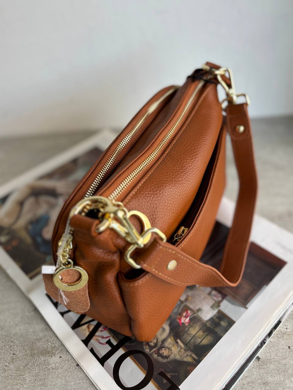 Кожаная сумка кросс-боди LEATHER COUNTRY