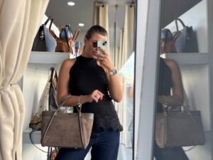 Сумка женская из замши LEATHER — фото 1 Сумка женская из замши LEATHER