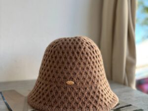 Вязаная панама фактурная LEATHER COUNTRY
