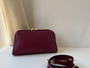 Клатч кожаный с фермуаром LEATHER