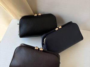 Кожаная сумка с фермуаром LEATHER — фото 1 Кожаная сумка с фермуаром LEATHER