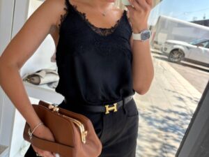 Кожаная сумка-клатч с замком LEATHER — фото 1 Кожаная сумка-клатч с замком LEATHER