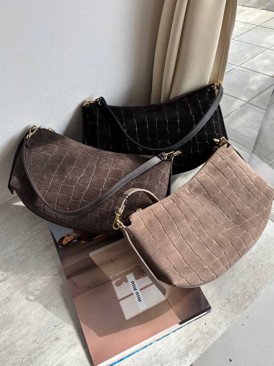 Сумка женская замшевая LEATHER COUNTRY