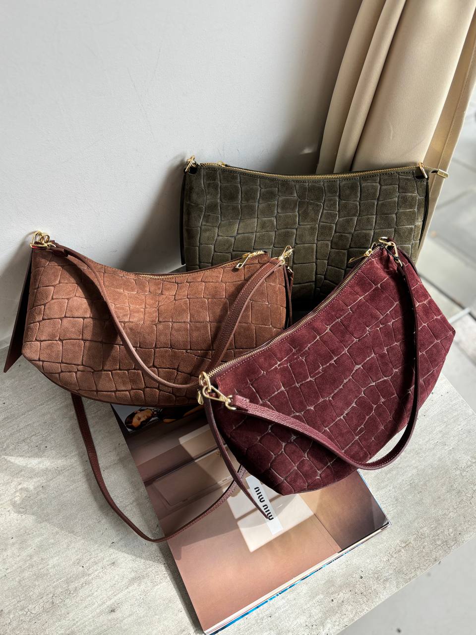 Сумка женская замшевая LEATHER COUNTRY