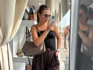 Сумка женская на плечо LEATHER