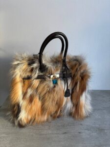 Меховая сумка тоут LEATHER COUNTRY