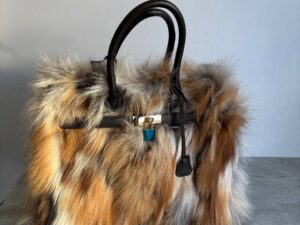Меховая сумка тоут LEATHER COUNTRY