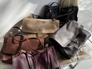 Кожаная сумка с клапаном LEATHER