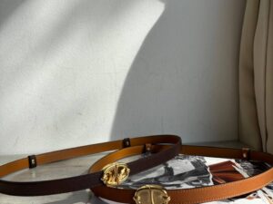 Узкий кожаный ремень LEATHER COUNTRY