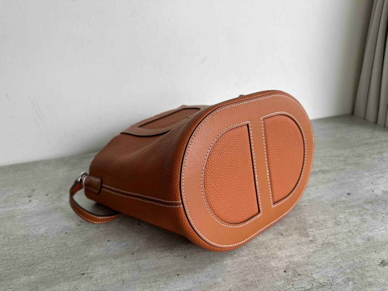 Сумка женская кожаная рыжая LEATHER