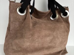 Сумка-тоут из натуральной замши LEATHER