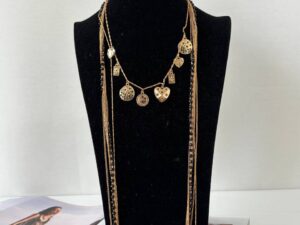 Колье женское многоярусное LEATHER COUNTRY