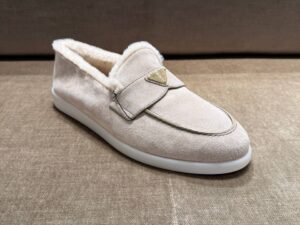 Мужские замшевые слипоны Prada Prada