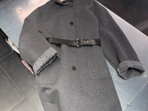 Пальто с капюшоном Prada Prada