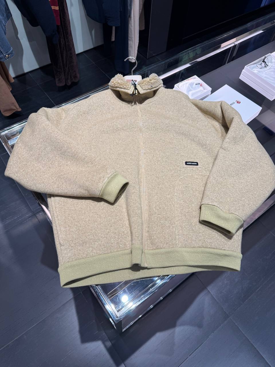 Куртка флисовая Miu Miu Prada