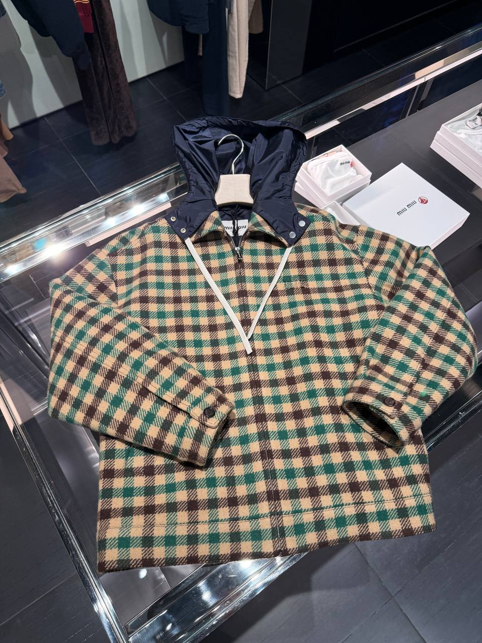 Куртка-анорак Miu Miu Prada Outlet