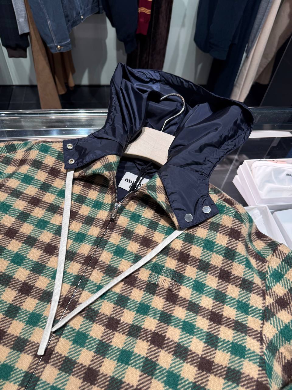 Куртка-анорак Miu Miu Prada Outlet