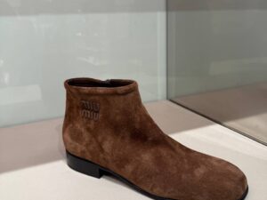 Ботильоны замшевые Miu Miu Prada