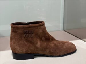 Ботильоны замшевые Miu Miu Prada