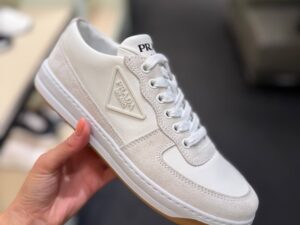 Кожаные кеды Prada Prada Outlet 2