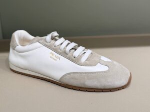 Кеды кожаные Prada Prada Outlet
