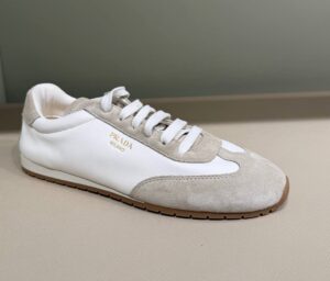 Кеды кожаные Prada Prada Outlet