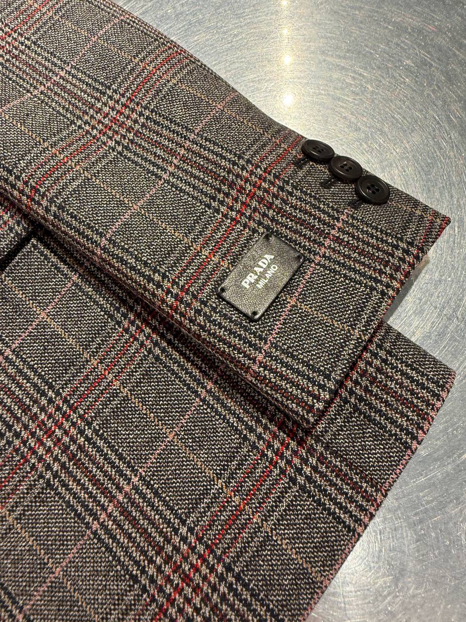 Жакет в клетку Prada Prada